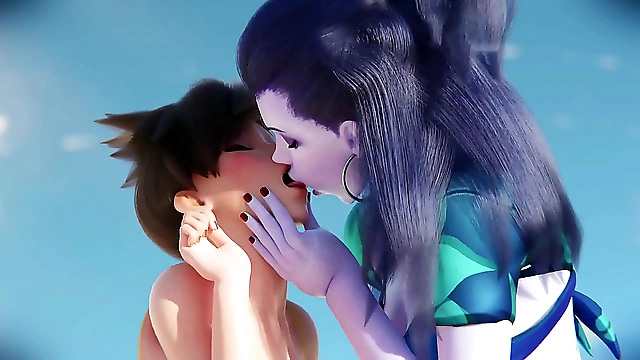 JAV Slut Rides Huge Cock on the Beach: Widowmakers Intensifying Fuck Fest