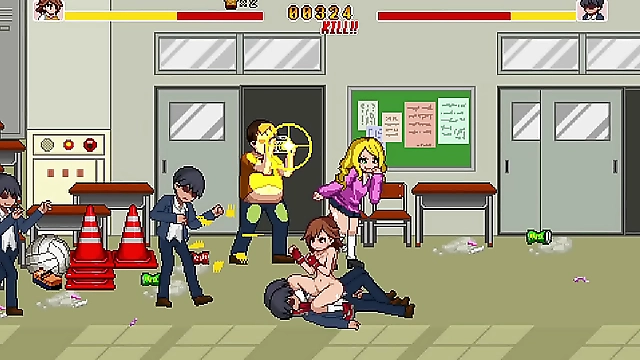 JAV Hot Teen Gets Fucked by Eager Classmates Ready to Fill Her with Cum - Hentai Gameplay P1