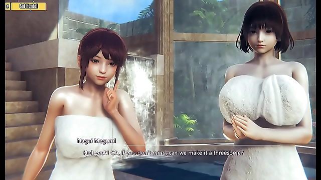 Hentai 3D  Hs05 - A Luscious Threesome with Two Enchanting Chicks