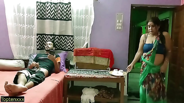 JAV Indian Teen with Horny Aunty in Clear Hindi Audio - Exotic Sexiness!