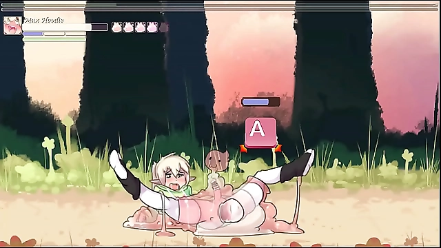 Welcome to the Ultimate Indulgence: Luscious Japanese Elf Pegged by Wild Futanari Monster Girl