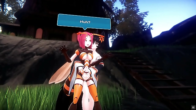 Busty Kitsune Slut Takes on Monster Girl Island in Naughty Patreon Game Ep 5 - Exclusive Premiere!