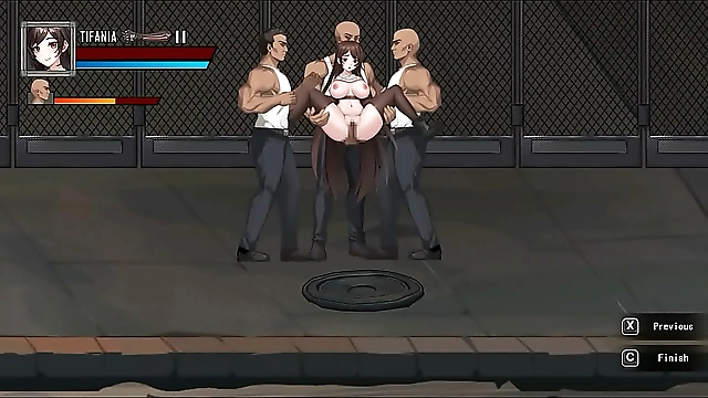 Tifas: The Luscious Cosplay Enchantress with Hot Men in Dark City Hentai Gameplay