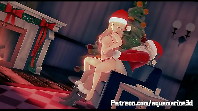 Merry Christmas! Get Enchanted by Marines Luscious Hentai Charms in This Uncensored Night Delight!