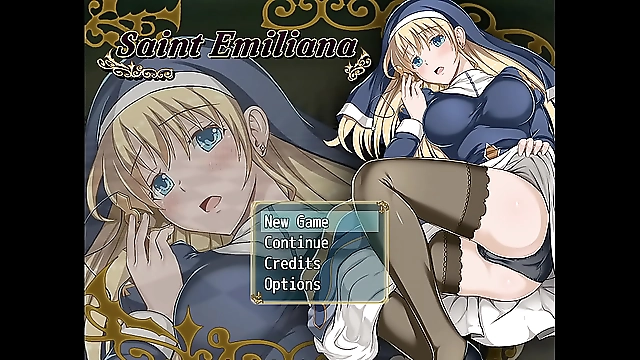 Getting Intimate with Saint Emiliana in Her Hentai Game Episode 1
