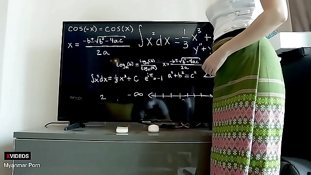 Myanmar's Sensual Math Teacher Delights with Hardcore Sexual Exploits