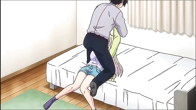 Luscious Blonde Stepsister Sucks Senpais Cock to Escape Hentai Anime World