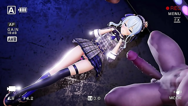 JAV Hoshimachi Suiseis Sexy MMD 3 Performance Dubbed in English - You Wont Believe Your Eyes!