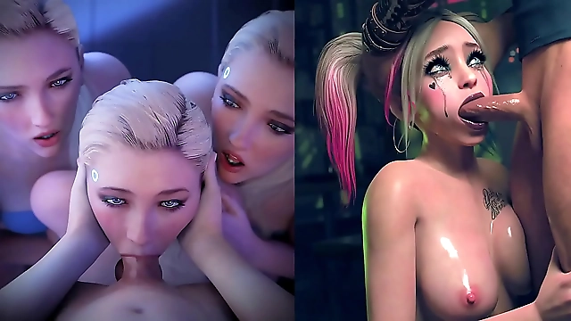 Shamelessly Devouring Luscious Curves in this Pixzuri Blender SFM Music Video