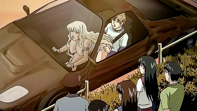 Hentai Fuckfest in a Hot Suburban Car With Public Cumming!