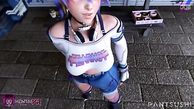 Spitroasting Luscious Kiriko in Back Alley: JAV BJ on the Go!