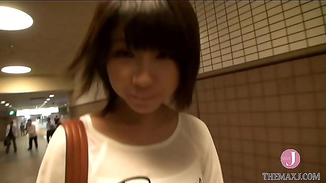 lusciousJAV model with a cute little devilish face teases men with her cock licking skills and moans with pleasure while straddling the cock!