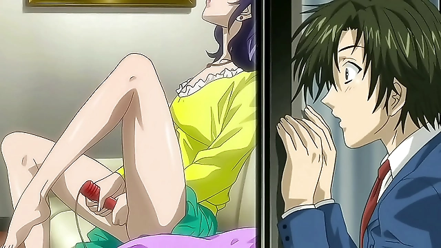 JAV Slut Trap! Step Aunt Caught Masturbating in Luscious Solo Session