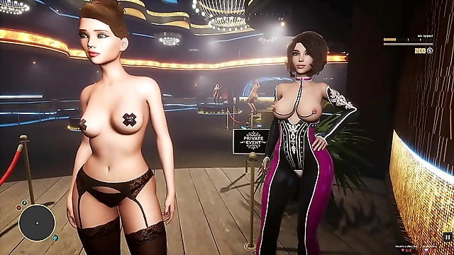 Taste the Luscious Lesbian Action in SunbayCity PornPlay - Ep2 Hentai Game Parody of GTA5!