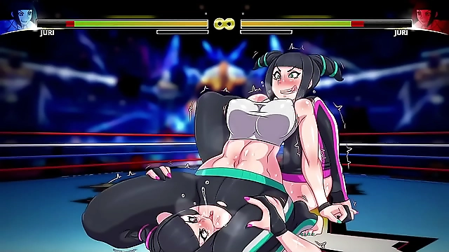 Yuri Han's Luscious Body in a Mirror Match: A Sexual Battle like No Other