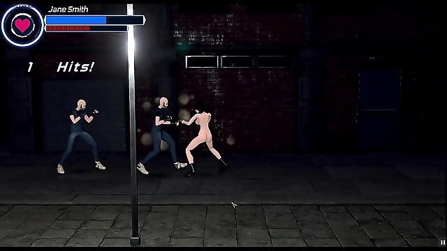 JAV Game Release: Slutty Solas City Heroes Fucked by Futa Thugs in Public