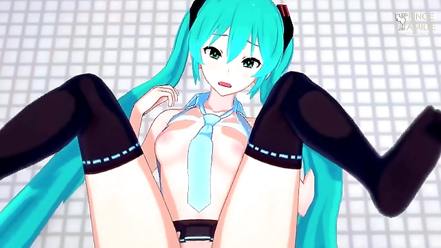 Get ready for a wet and wild ride with Hatsune Miku as she slips into her tightest panties and rubs herself to orgasm! Unleash your desires and experience the ultimate pleasure of fucking an alluring Asian enchantress! Slut-shaming is not allowed, so indu