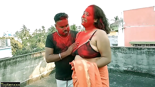 Luscious 18-Year-Old Tamil Boy in a Scorching Threesome with Two Mature Milf Bhabhis