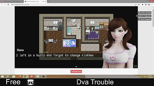 Dva Trouble is a title that doesn't give viewers any indication of what the video is about