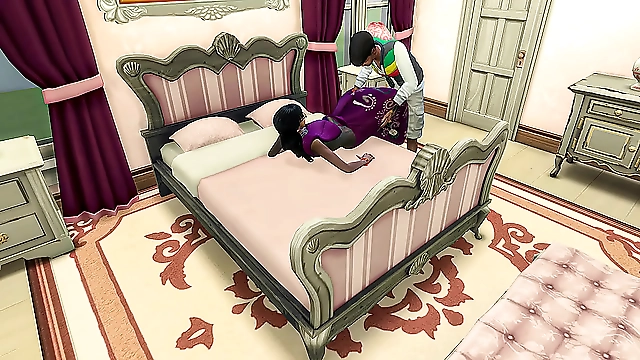 Lets Get Nasty with a Luscious Indian Enchantress and her Step Son in Hidden Camera Sex