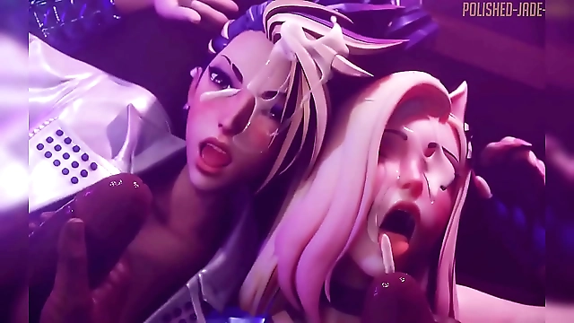 Discover the Alluring Charm of Akali and KDA in this 3D Hentai Adventure!