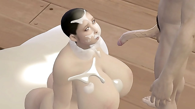 JAV Hentai 3D: Luscious Bitch Takes Friends Dick for a Ride and Catches Cum on Her Face!