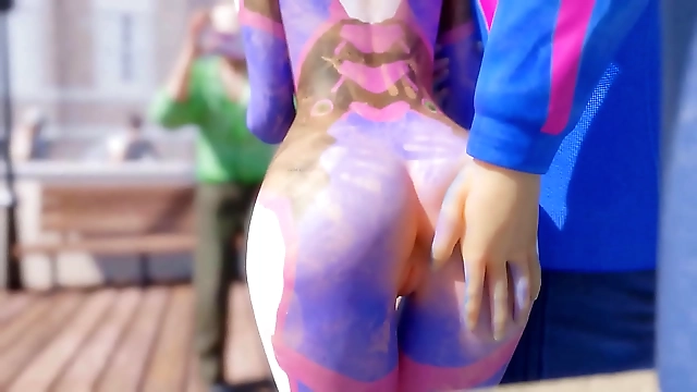 JAV Hentais Overwatch: Dva's Dick Ride, Creampies for Tracer and Mercy, and Ashe's Fucked Desk Scene Uncensored