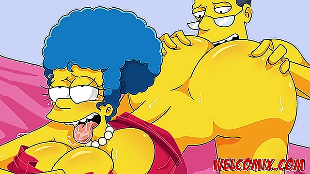 Revel in the Lusty Pleasures of Your Hot Neighbors' Steamy Romp in The Simptoons!