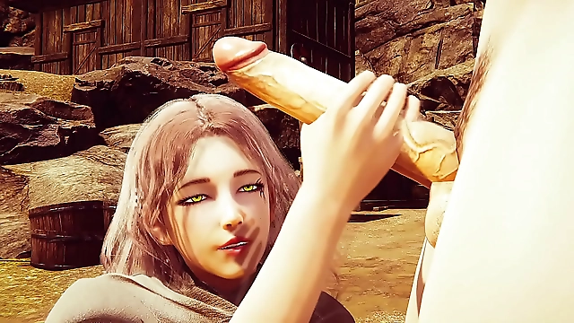 Deepthroating Diva Melina: Luscious Japanese Enchantress in Elden Ring Hentais Forbidden Pleasures