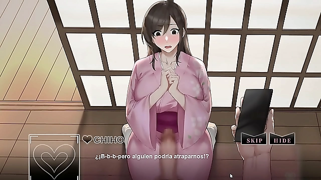 Hentai game unleashes naughty fantasies with cheating wife and onsen resort fuck