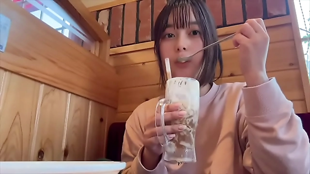 Exploring the Alluring Routine of a College Slut - From Cafes to Masturbation Sessions