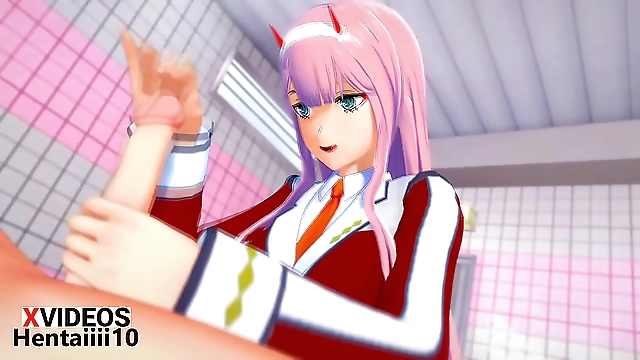 JAV Hentai Blowjob with Zero Two -Experience the Ultimate Pleasure