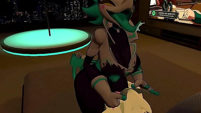 Japanese seductress getting banged by Pokemon in VRCHAT porn preview