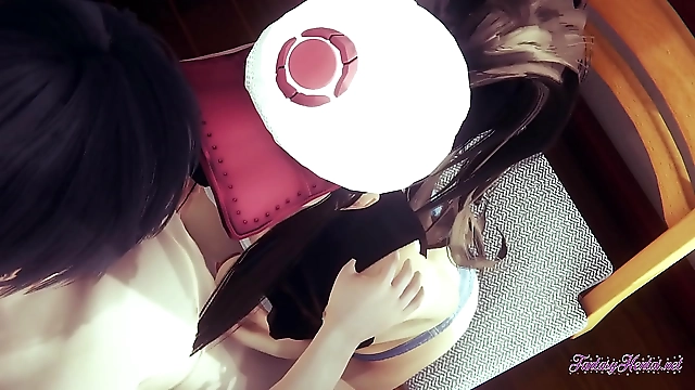 JAV Hentai Porn: Hilda's Explosive Blowjob and Boobjob Scene in Uncensored Japanese Asian Manga Anime Game Porn