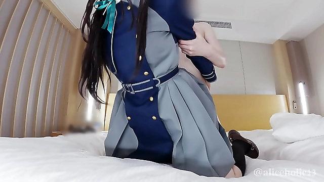 When Luscious Cosplayer Alice Takes on Hentai Role of Inoue Takina: Must-Watch Situation by Aliceholic13!