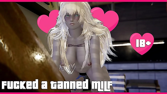 Getting Inked and Horny: A Tanned MILFs 3D Hentai Adventure