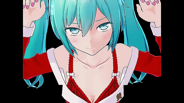 Unleash Your inner slut with Hatsune Miku's Sexy Santa VOCALOID Performance