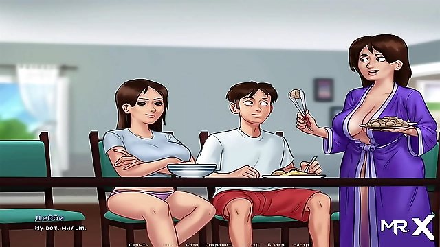 Naughty Stepmothers' Secret Pleasure: Satisfying Their Sons in Summer Episode 16