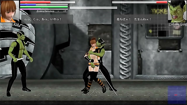 Must-watch! Aya's wild sex with alien men in House of the Blade Hentai Game - Brand new gameplay!