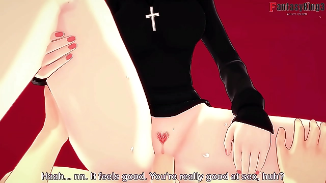 JAV sensation Parasoul takes on Skullgirls in a luscious love hotel fuckfest