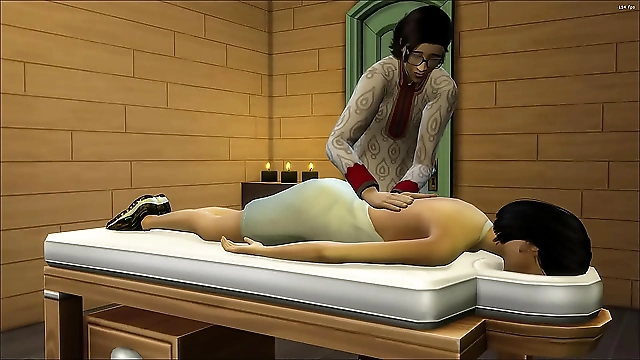 Japanese Hottie Gets a Naughty Step Massage from her Dominant Boss!