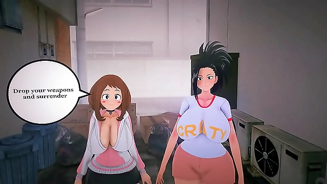 JAV Enchantress Enlists Alluring Lavishness to Eviscerate Villains in MHA!