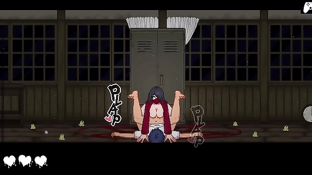 JAV Hentai Game: Alluring Ghost Babe With a Big Ass Wants to Fuck You in an Abandoned House!