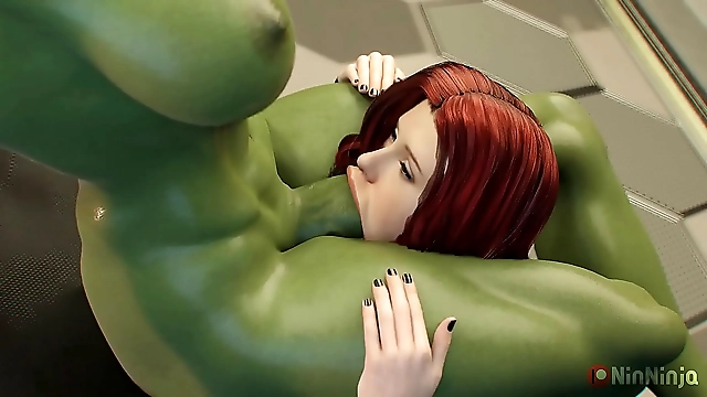 JAV Exclusive: Black Widow x Futa She-Hulk - Two Luscious Ladies Seize Each Others Lusciousness!