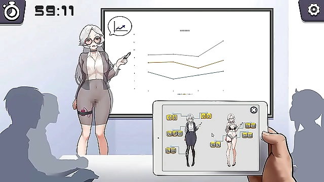 Get Wet 'n' Wild with This Silver-Haired MILF's Public Hentai Show!