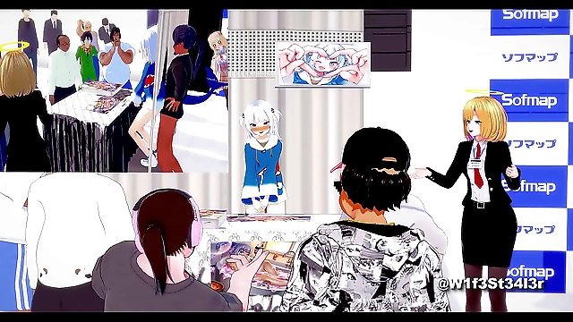 JAV HOLolive Parody Featuring Luscious Gura in Alluring Hentai Scenes