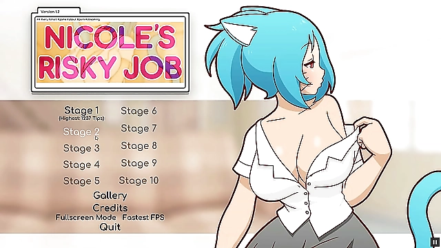 Mesmerizing Nicole Risky Takes on Hentai Game in Ep2 - Fondling Her Soft, Luscious Tits to Attract More Customers