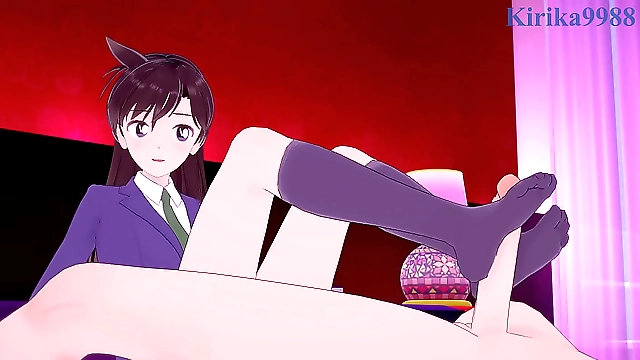 Getting Wet and Wild with Ran Mouri and Sonoko Suzuki in Detective Conan Hentai