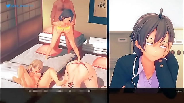 Unleash Your Inner Hentai with the Luscious Akira from OreGairu Anime!