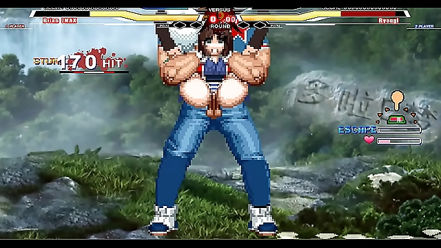 Intense Battle: Luscious Brian vs Alluring Ryougi Shiki – Japanese Sexy Showdown